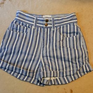 Urban Outfitters Striped Shorts Size 6